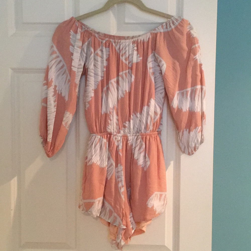 Reverse Off The Shoulder Romper